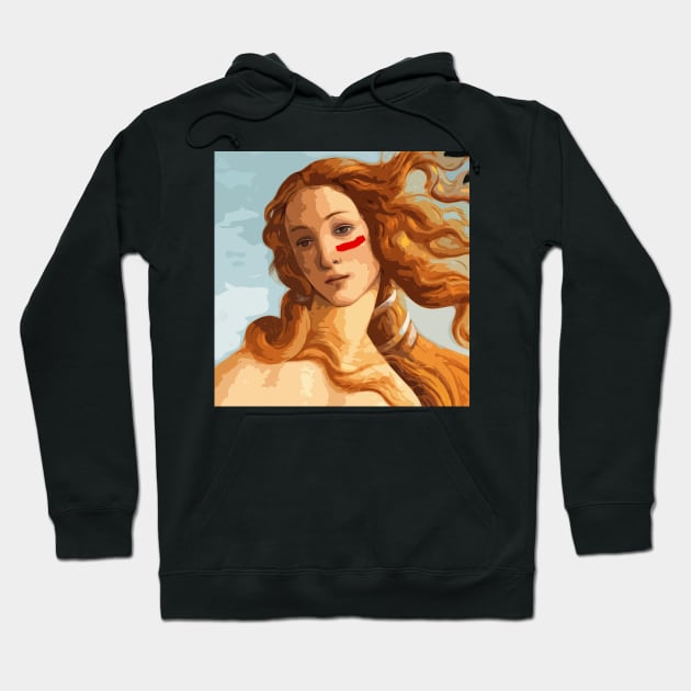 Venere di Botticelli Hoodie by Paskwaleeno